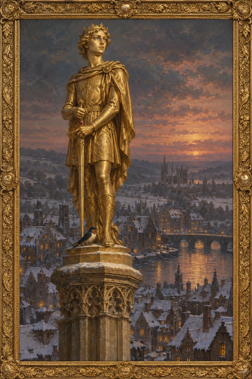 Painting for The Happy Prince