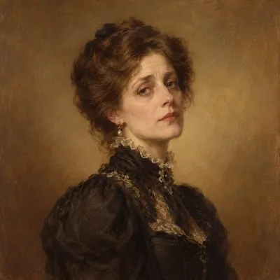 Painted portrait of Mrs. Vane