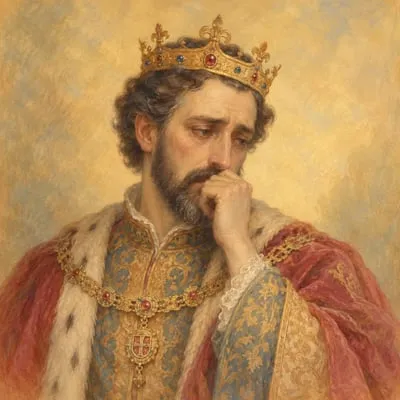 Painted portrait of The King of Spain