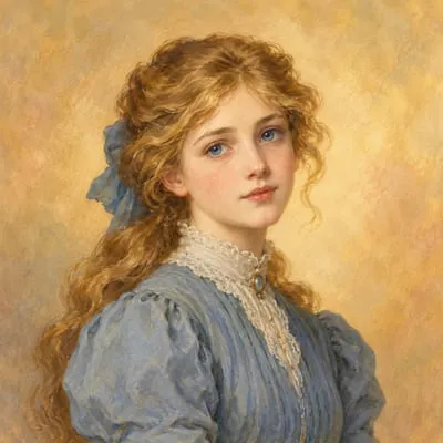 Painted portrait of Virginia E. Otis