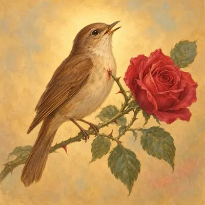 Painted portrait of The Nightingale